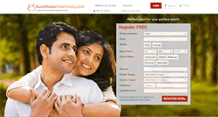Desktop Screenshot of kumbhakarmatrimony.com